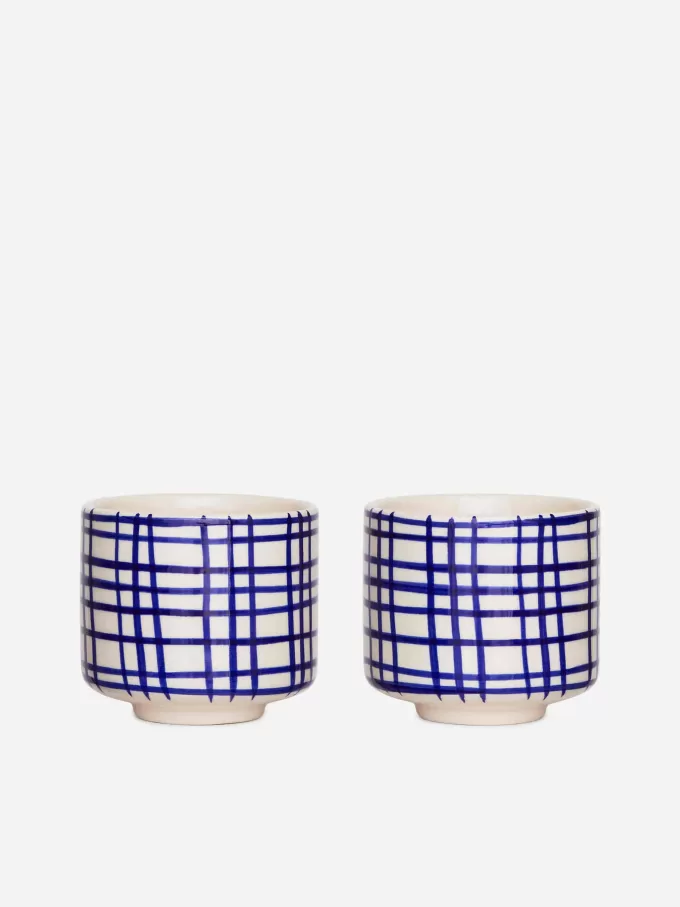 Stoneware Cups Set of 2 Stoneware Cups Set of 2