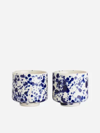 Stoneware Cups Set of 2