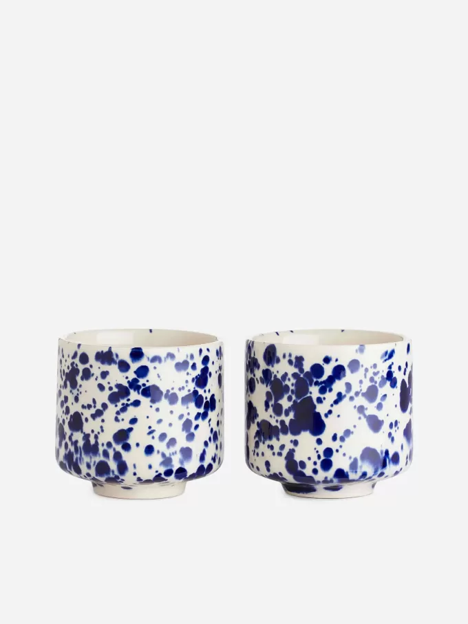 Stoneware Cups Set of 2