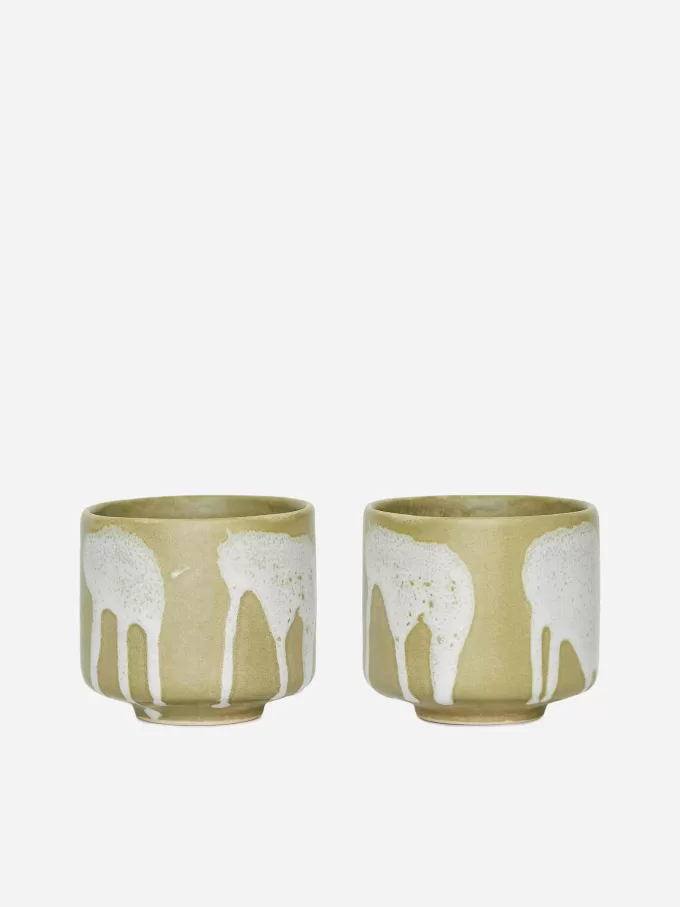 Stoneware Cups Set of 2