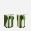 Stoneware Cups Set of 2