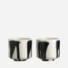 Stoneware Cups Set of 2