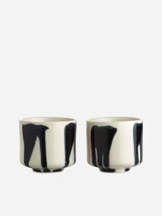 Stoneware Cups Set of 2
