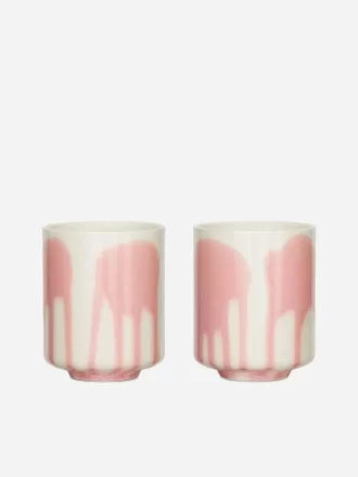Stoneware Cups Set of 2