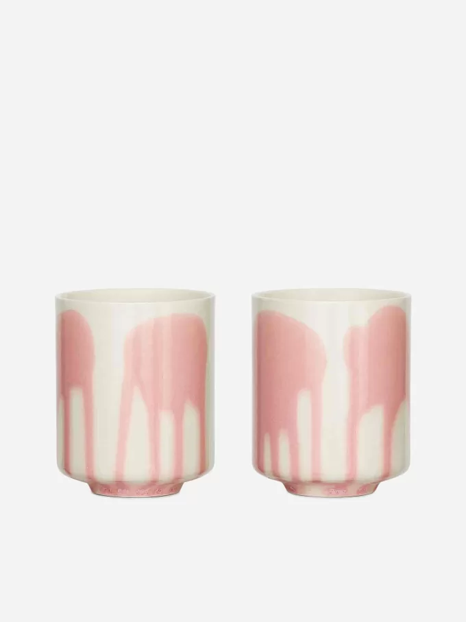 Stoneware Cups Set of 2