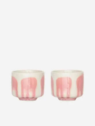 Stoneware Cups Set of 2