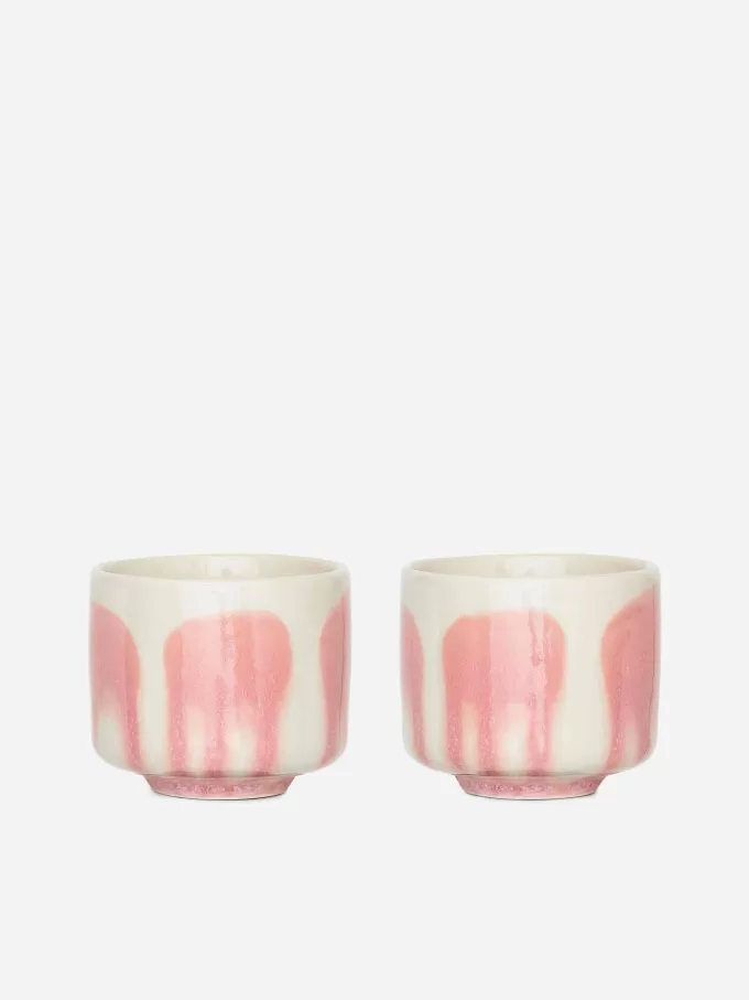 Stoneware Cups Set of 2