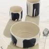 Stoneware Cups Set of 2