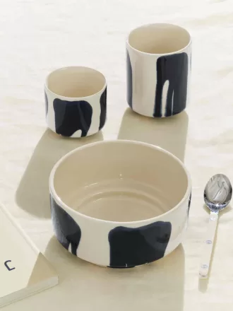 Stoneware Cups Set of 2