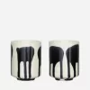 Stoneware Cups Set of 2