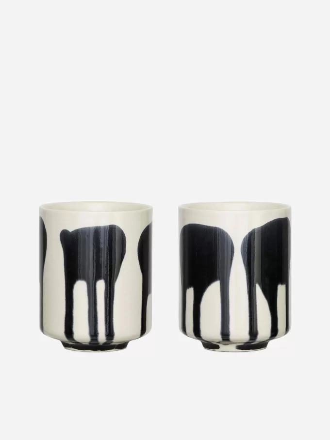 Stoneware Cups Set of 2