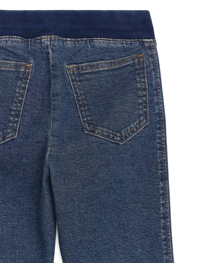 Stretchy Denim Trousers
