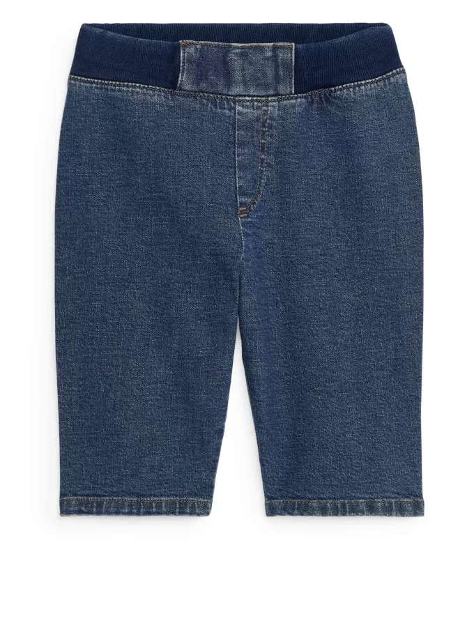 Stretchy Denim Trousers