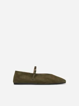 Suede Mary Jane Flats Suede Mary Jane Flats