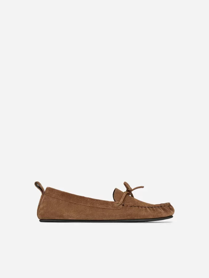 Suede Moccasin Loafers