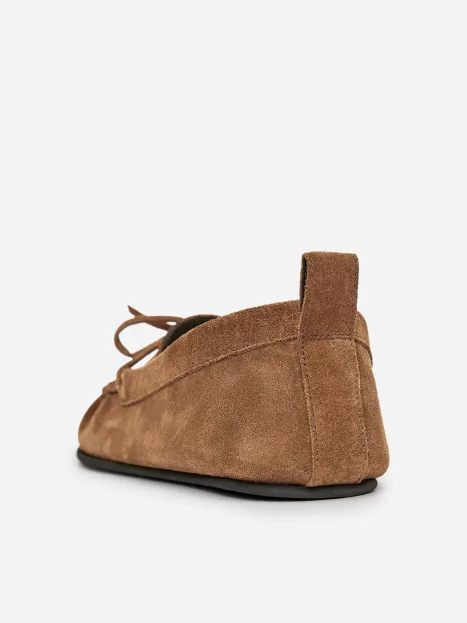 Suede Moccasin Loafers