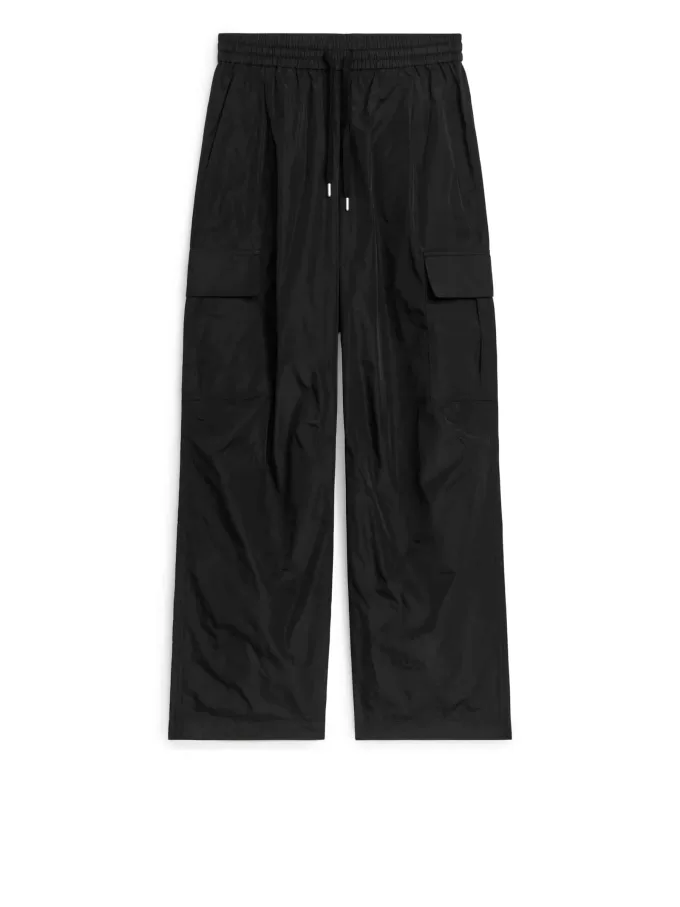 Taffeta Cargo Trousers