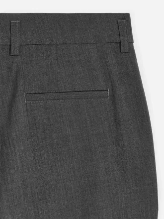 Tailored Wool-Blend Trousers