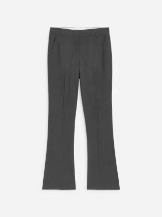 Tailored Wool-Blend Trousers