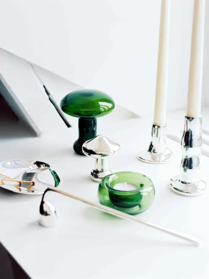 Silver-Plated Candle Holder