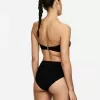 Textured Bandeau Bikini Top
