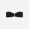 Textured Bandeau Bikini Top