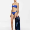 Textured Bandeau Bikini Top
