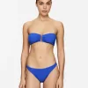 Textured Bandeau Bikini Top