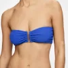 Textured Bandeau Bikini Top