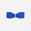 Textured Bandeau Bikini Top
