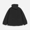 Upcycled Down High-Collar Jacket