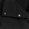 Upcycled Down High-Collar Jacket