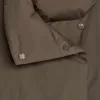 Upcycled Down High-Collar Jacket