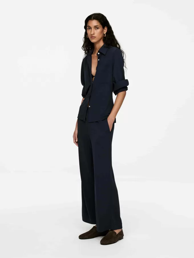 Viscose-Blend Jersey Trousers Viscose-Blend Jersey Trousers