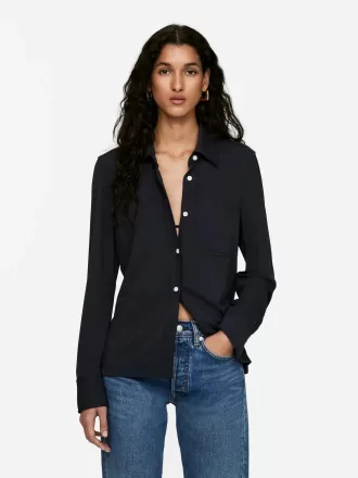 Viscose-Blend Shirt