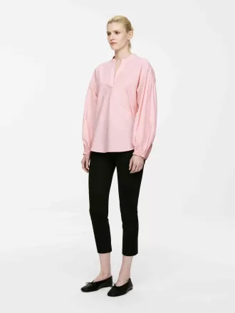 Volume-Sleeve Blouse