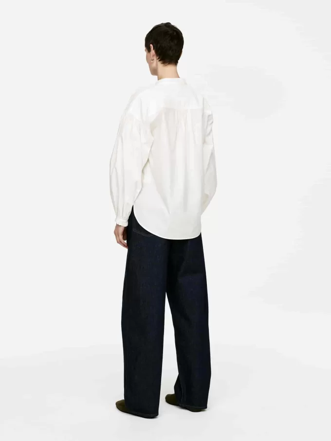 Volume-Sleeve Blouse