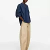Volume-Sleeve Denim Blouse Volume-Sleeve Denim Blouse