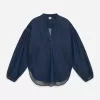 Volume-Sleeve Denim Blouse Volume-Sleeve Denim Blouse