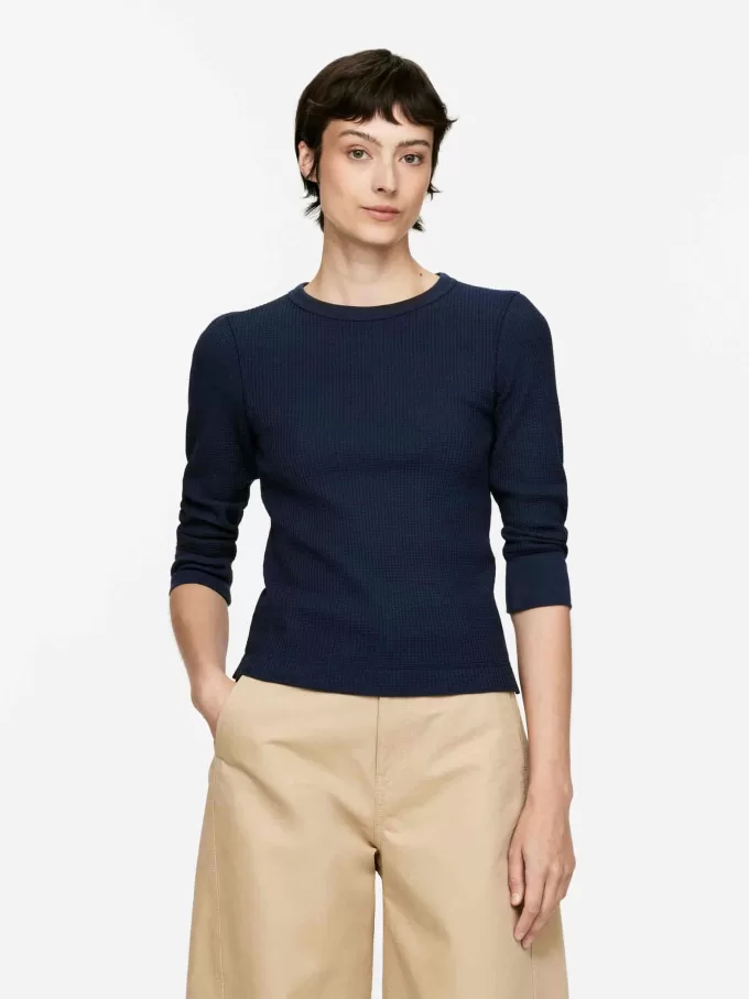 Waffle Jersey Top