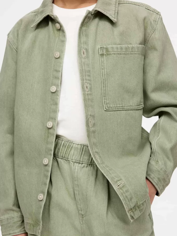 Washed Denim Overshirt