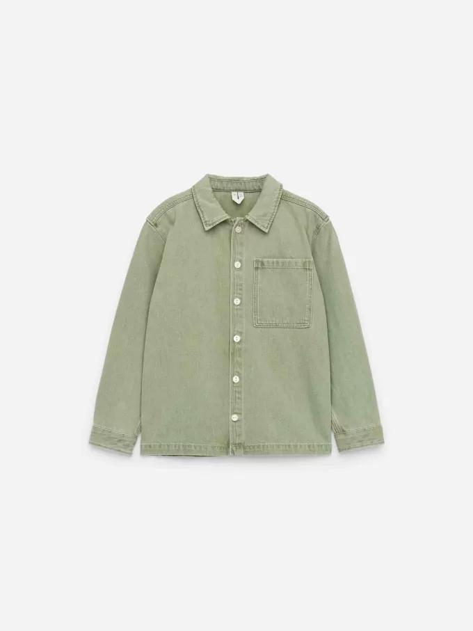 Washed Denim Overshirt