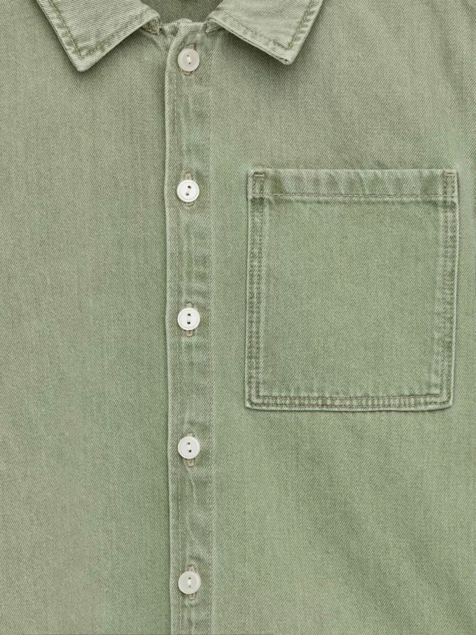 Washed Denim Overshirt