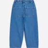 Washed Denim Trousers