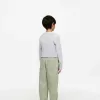 Washed Denim Trousers