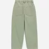 Washed Denim Trousers
