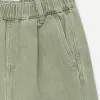 Washed Denim Trousers