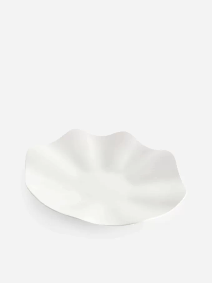 Wavy Stoneware Bowl
