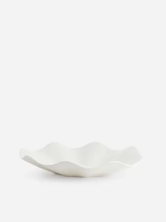 Wavy Stoneware Bowl