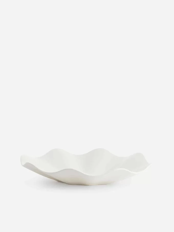 Wavy Stoneware Bowl